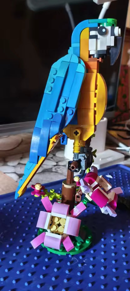3X1 en animales de bloques de construcción